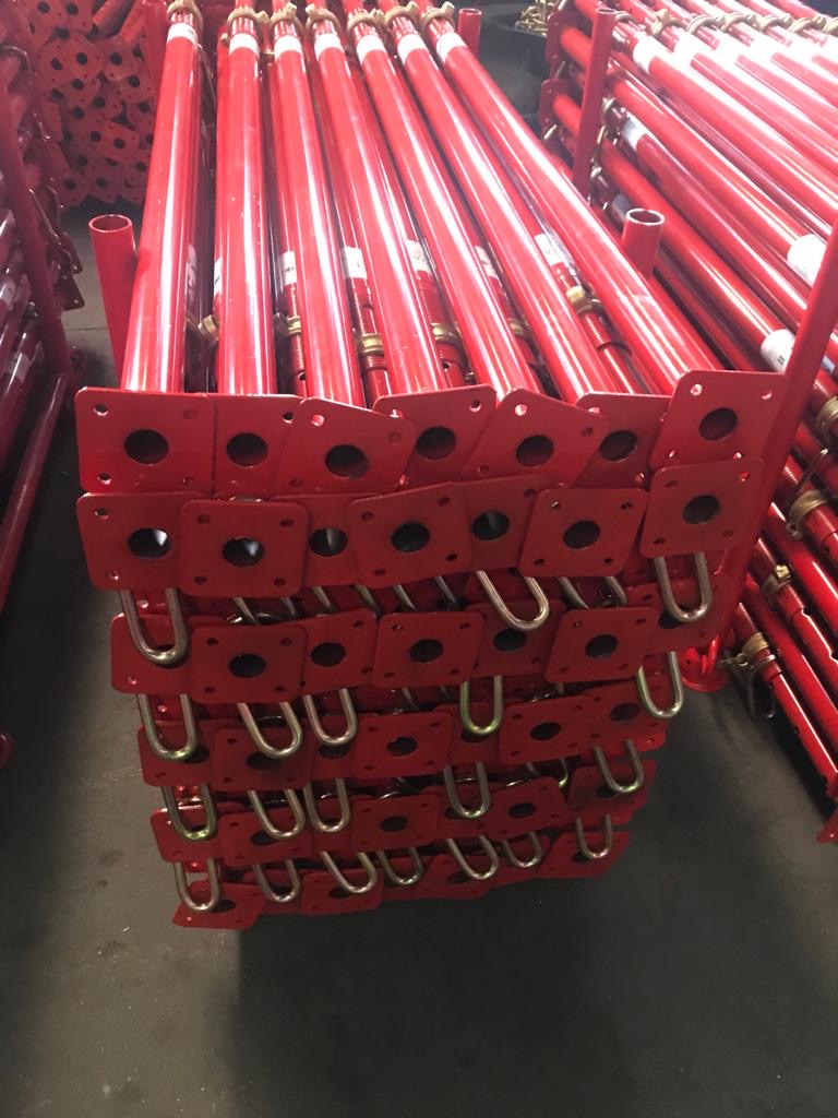 Telescopic props. Scaffolding systems