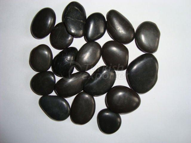 Polished Black Pebbles
