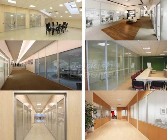 صناعة مختلف قطع الومنيوم وتطبيق انظمة مكاتب من الومنيوم .