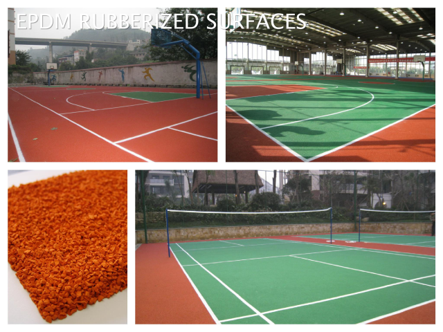 Rubber Granules for Playgrounds surfaces
