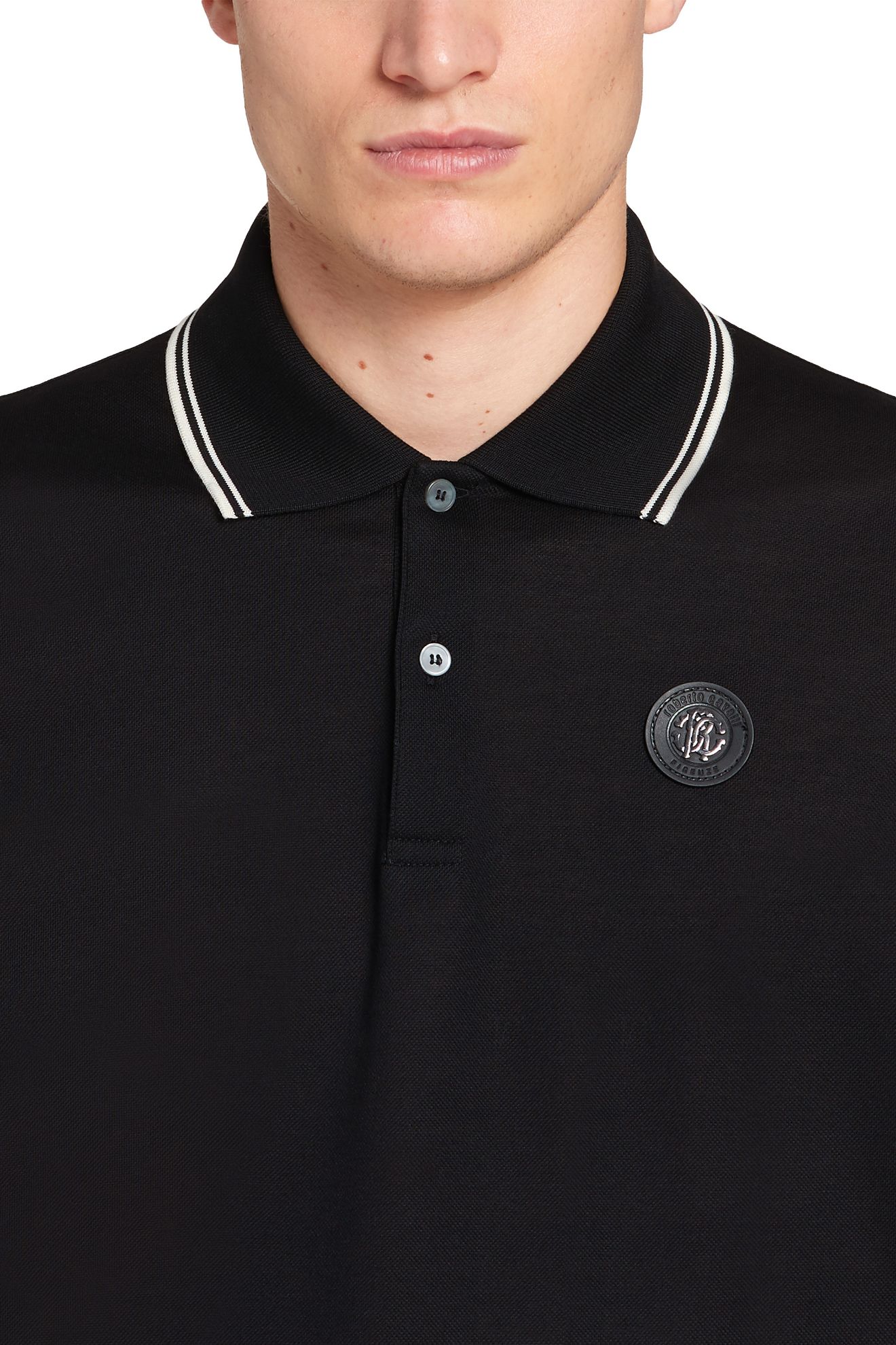 Black Logo Polo Shirt