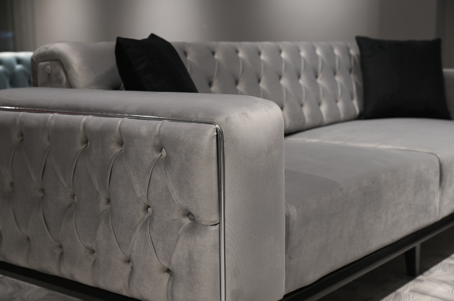 Conjunto de sofás modelo elegante