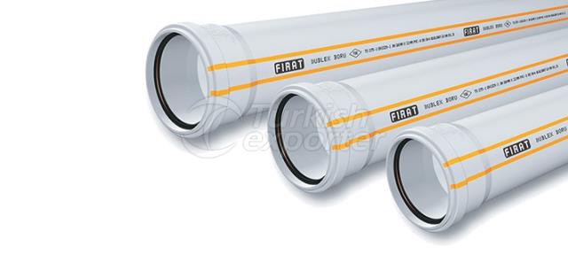 Sewage Pipe Firat PVC Dublex