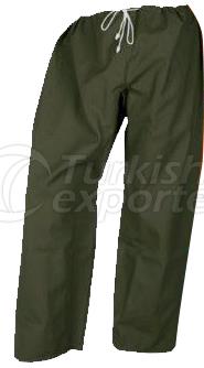 Fisherman type pvc trousers