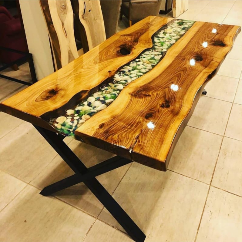 Epoxy Table, wood table