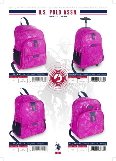 us polo assn school bags