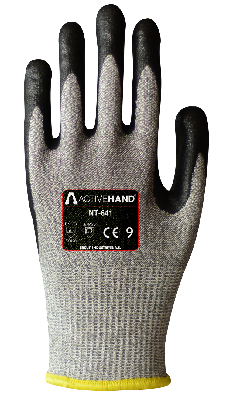 NT-641, Foam Nitrile Coated, Cut Resistant Safety Gloves