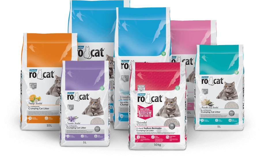 Bentas RoCat® White Bentonite Cat Litters