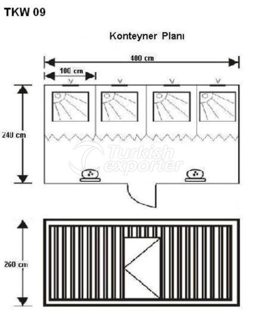 Wc - Shower Containers TKW09