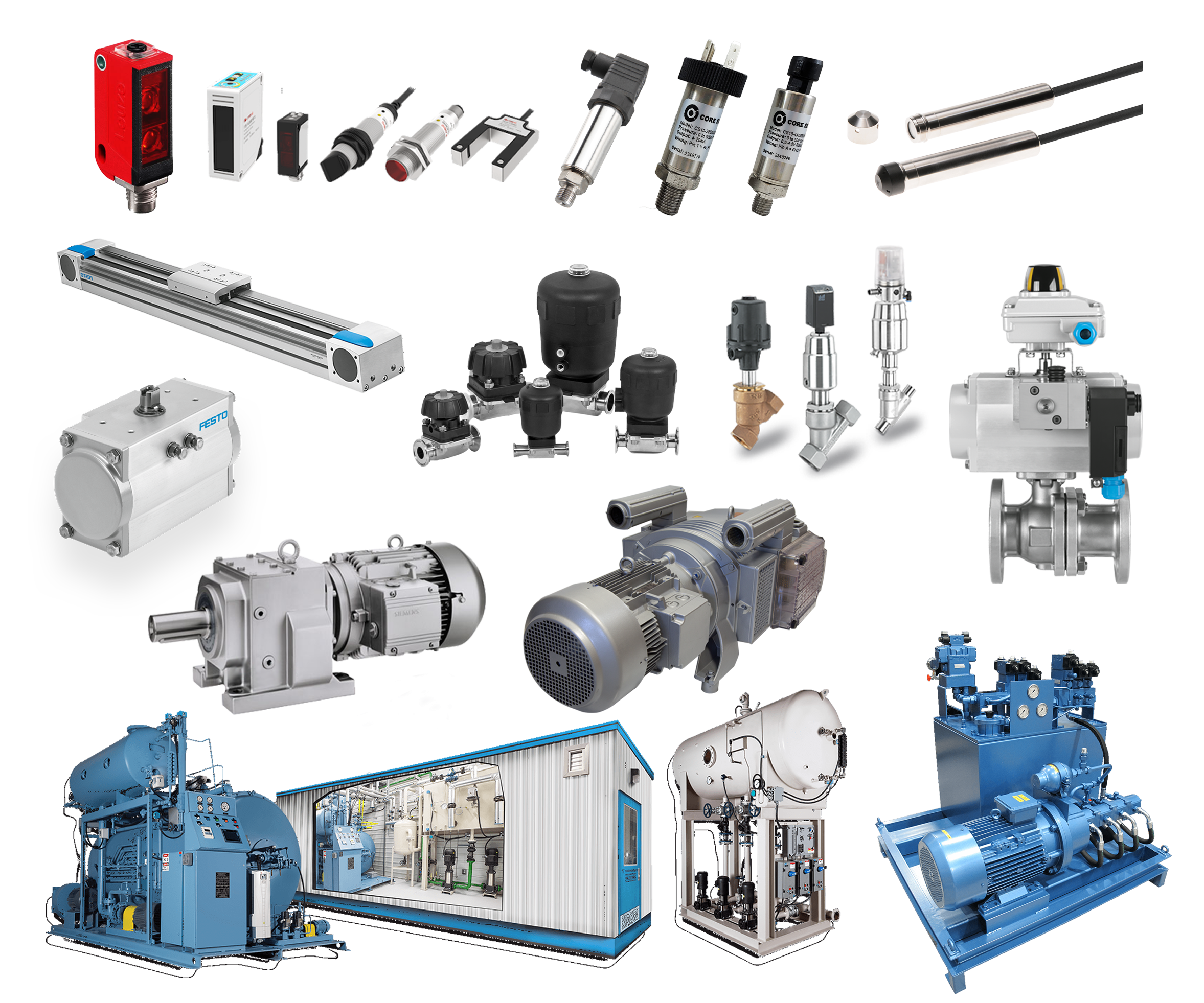 Production Machine Components and Spare Parts