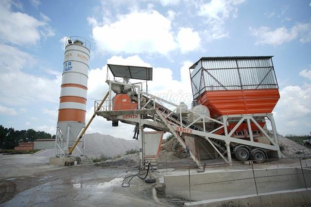 Mobile Type Concrete Batching Plants 60