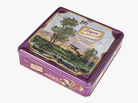 Elif Ziyne Square Tin Box