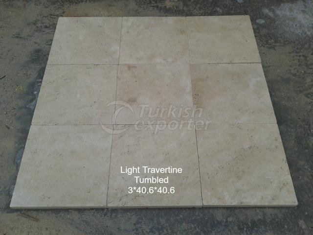 Light Travertine Tumbled