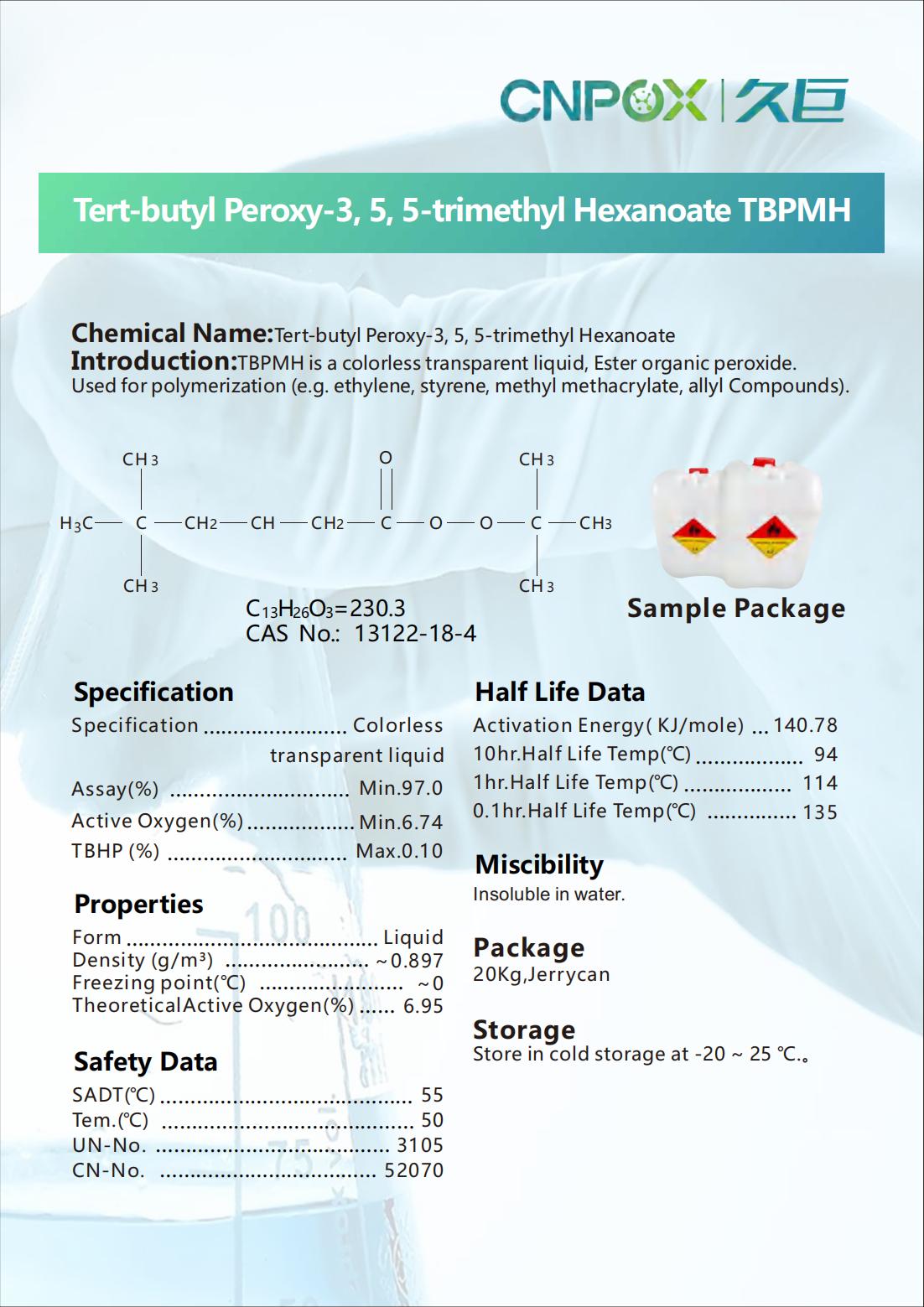 Tert-butyl Peroxy-3, 5, 5-trimethyl Hexanoate