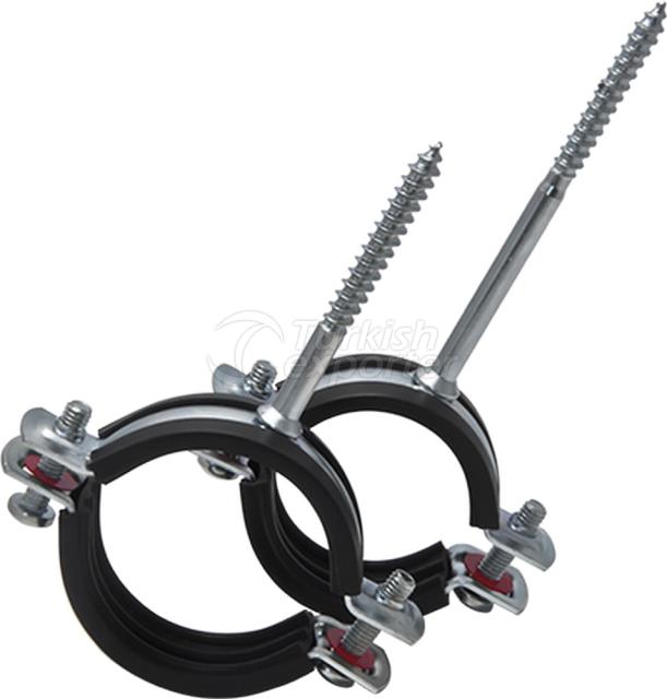 Pipe Clamps With Wood Screw