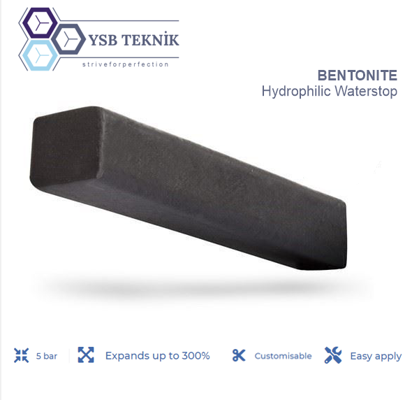 BENTONITE HYDROPHILIC WATERSTOP