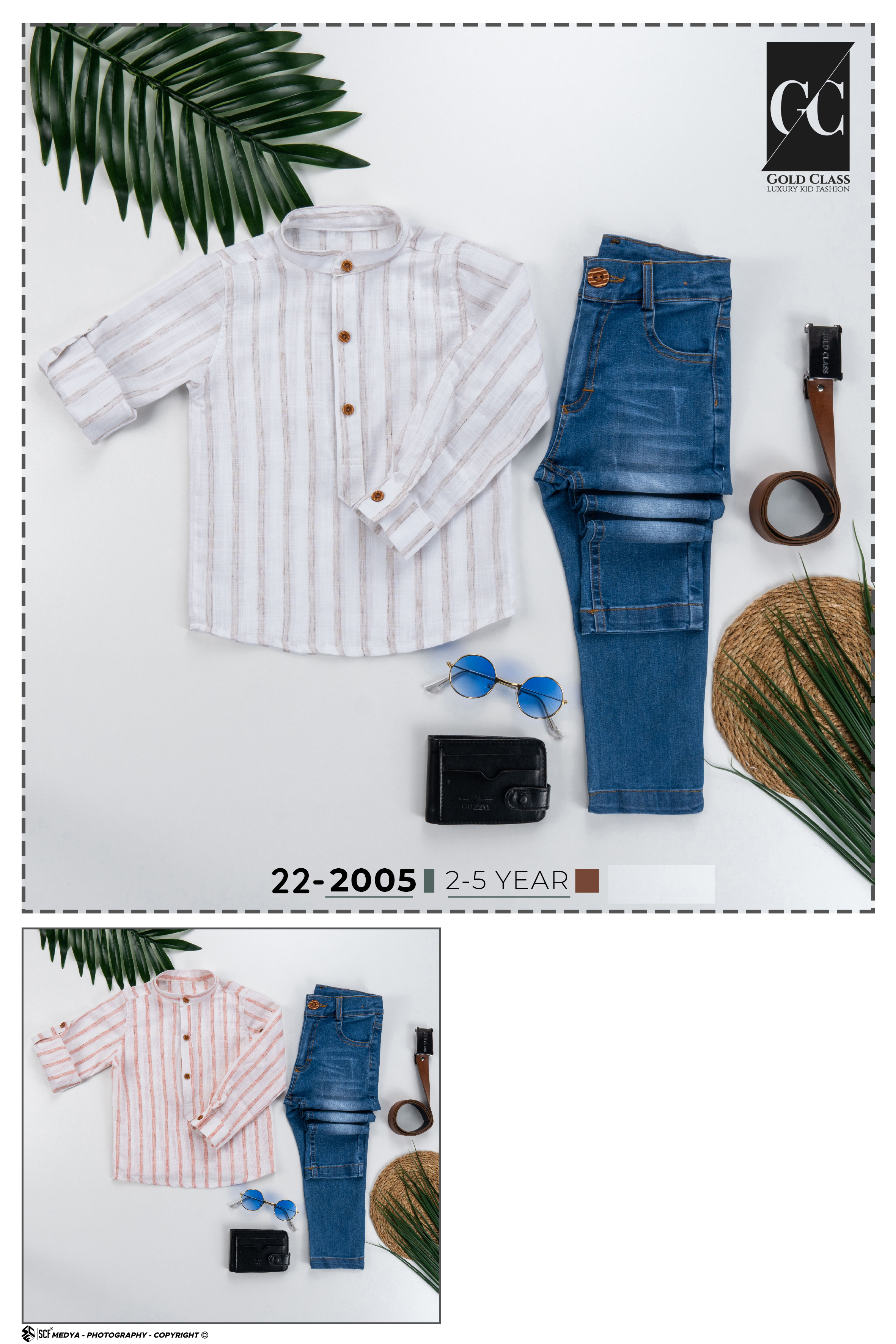 Camisa, Jeans Conjuntos de ropa para niños para niños