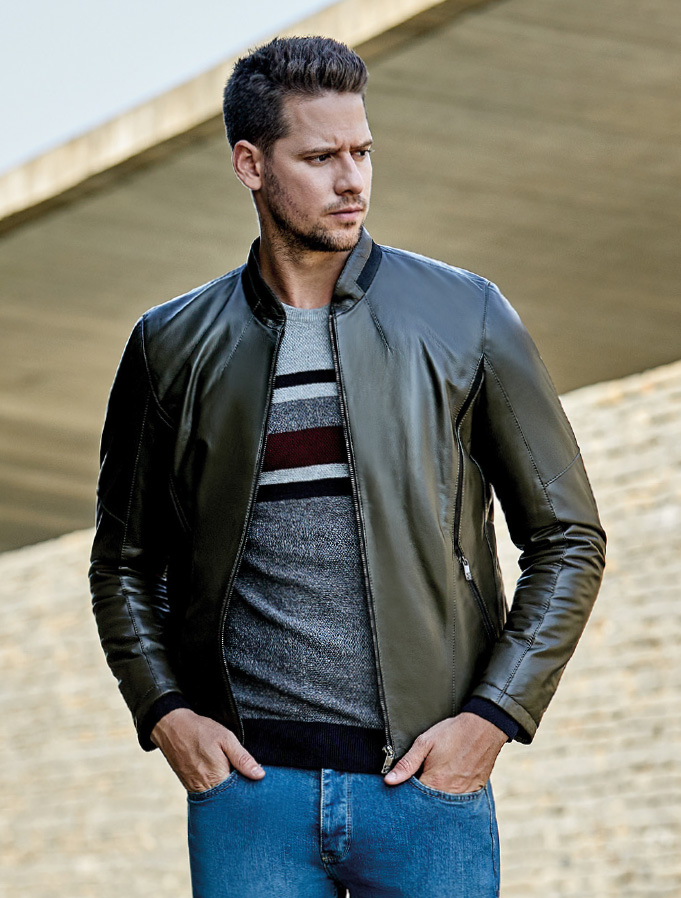Man Leather Jacket