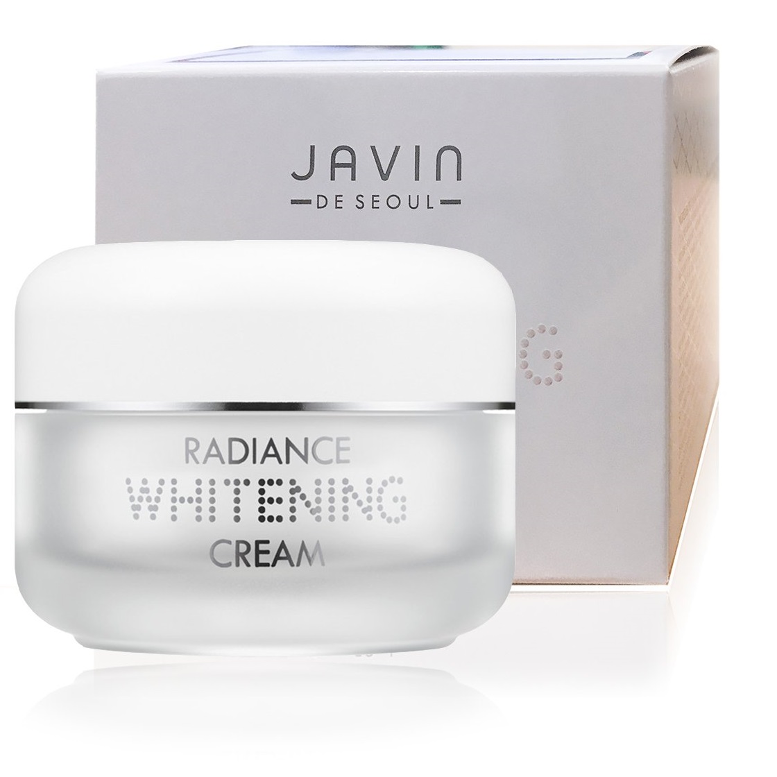 Crema blanqueadora Radiance de Javin De Seoul 50 ml, fabricada en Corea