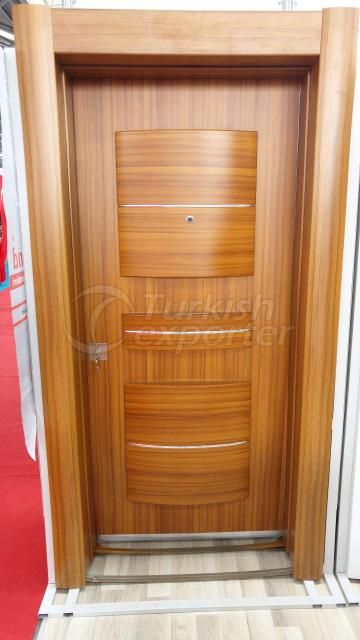 Embossed steel door from Turkey