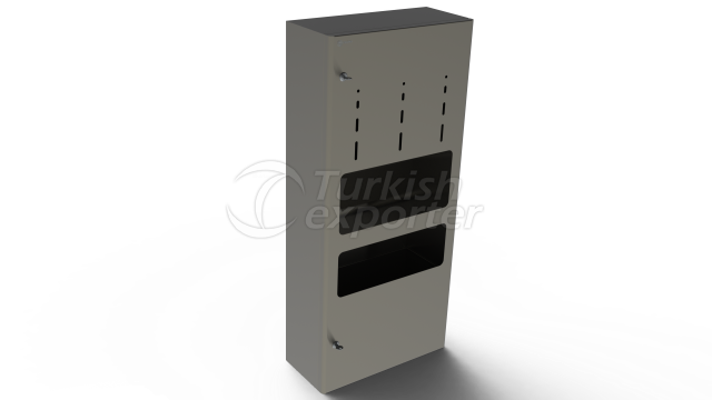 GLOVE, MASK AND BONNET CABINET