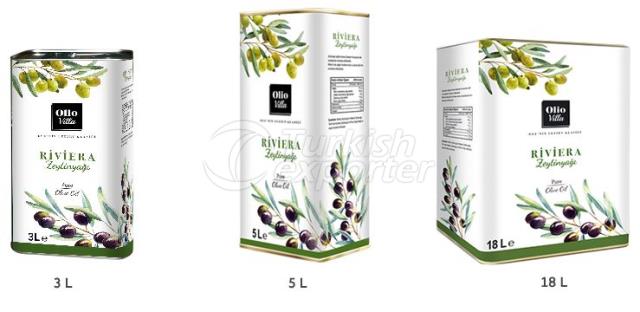 Riviera Olive Oil Tin Can