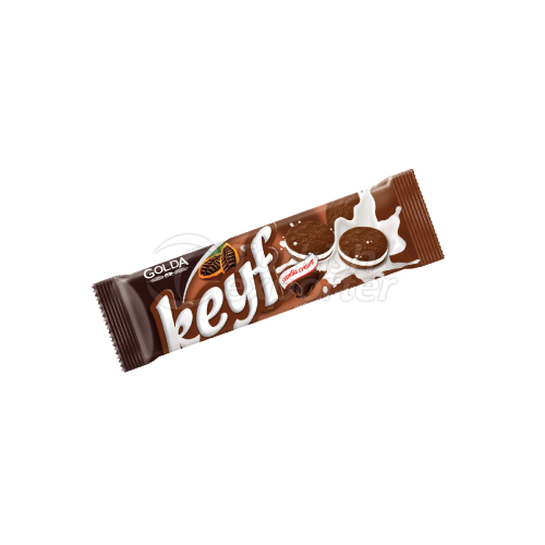 Cream Biscuit With Cocoa