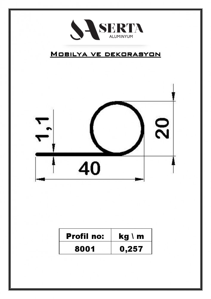 Furniture Decoration Profiles