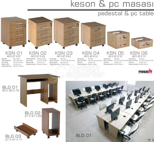 Keson-PC Masaları