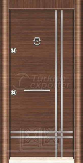 Steel Door Surfaces - Bergama Walnut L1011