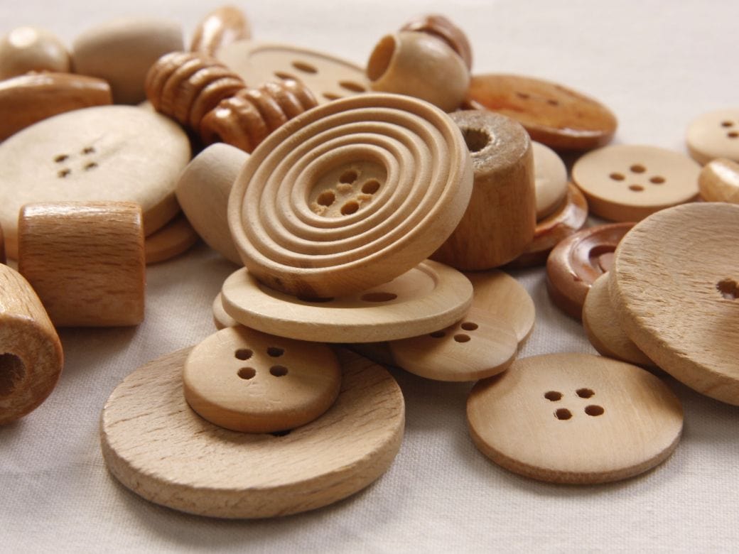 Wood Button