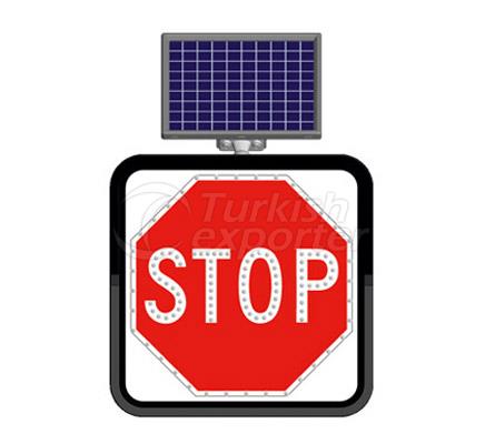 Solar Flashing Traffic Led Signs    11846 FL