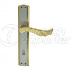 Zinc Backplate Door Handlee