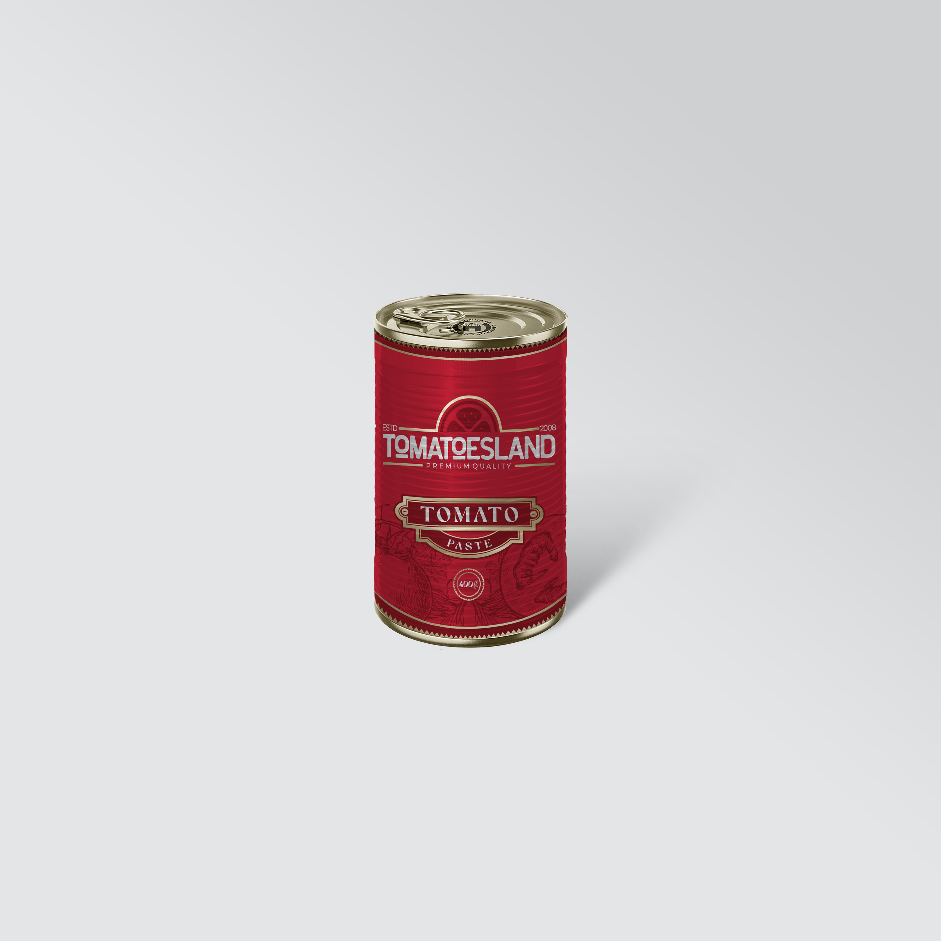 TomatoesLand | 400 Gr Easy Open Canned Tomato Paste