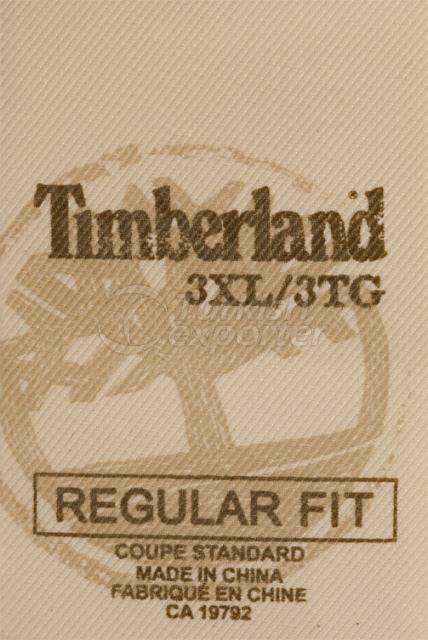 Serigraph Labels -Timberland