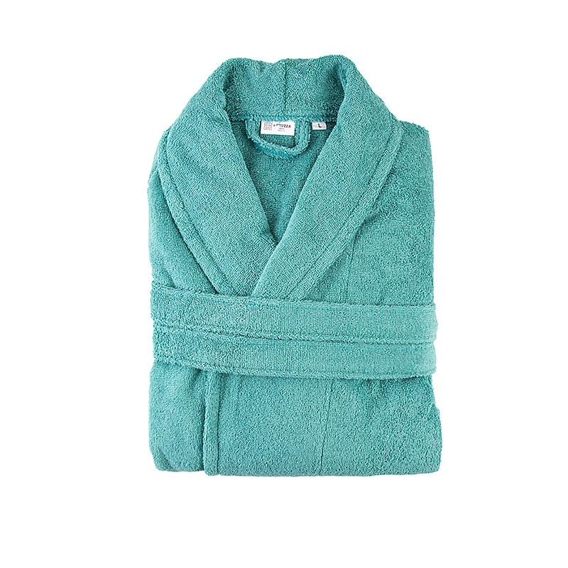 Boucle Model Bathrobe