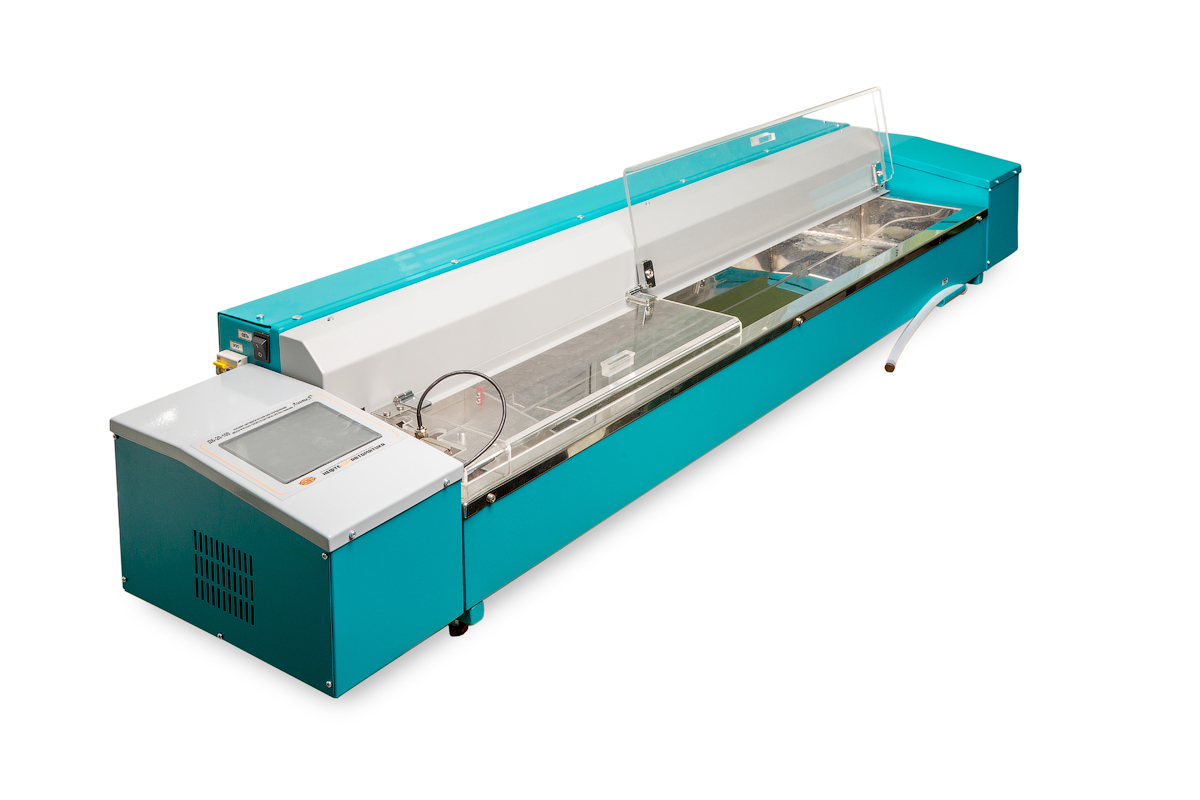 LinteL DB-20-100. Automatic machine for determining the extensibility of oil bitumen