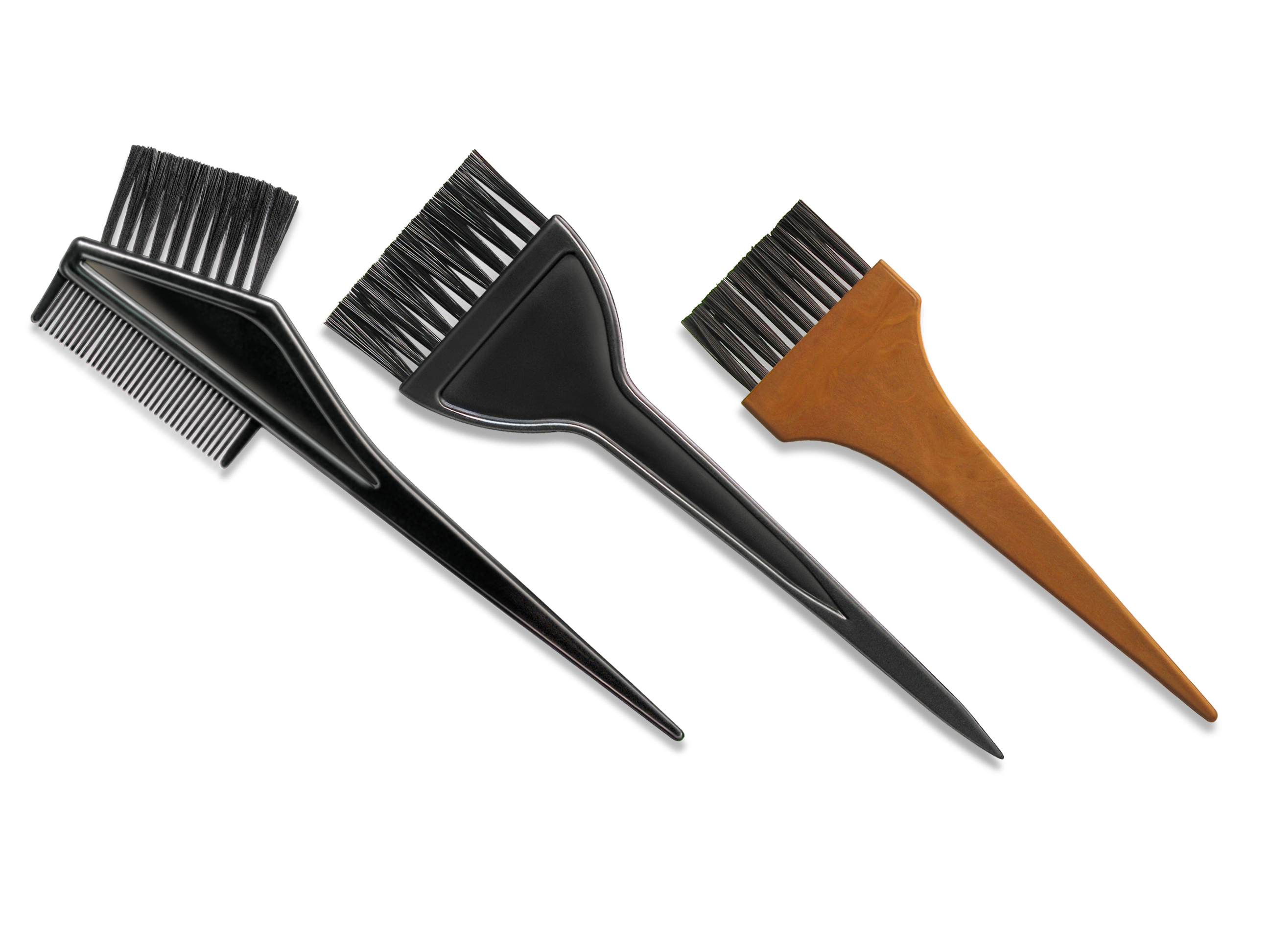 Hair coloring/tinting brush