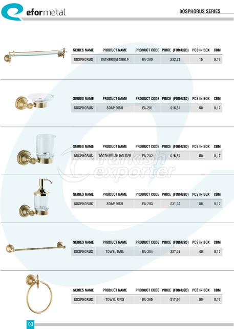 Аксессуары для ванной комнаты Bosphorus