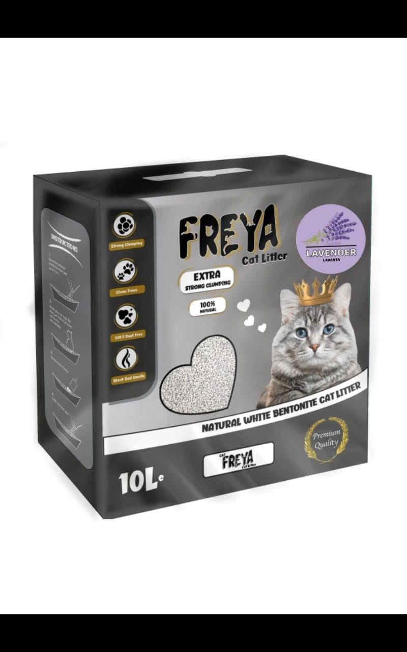 FREYA LITIÈRE POUR CHAT LAVANDE 5 LT VE 10 LT