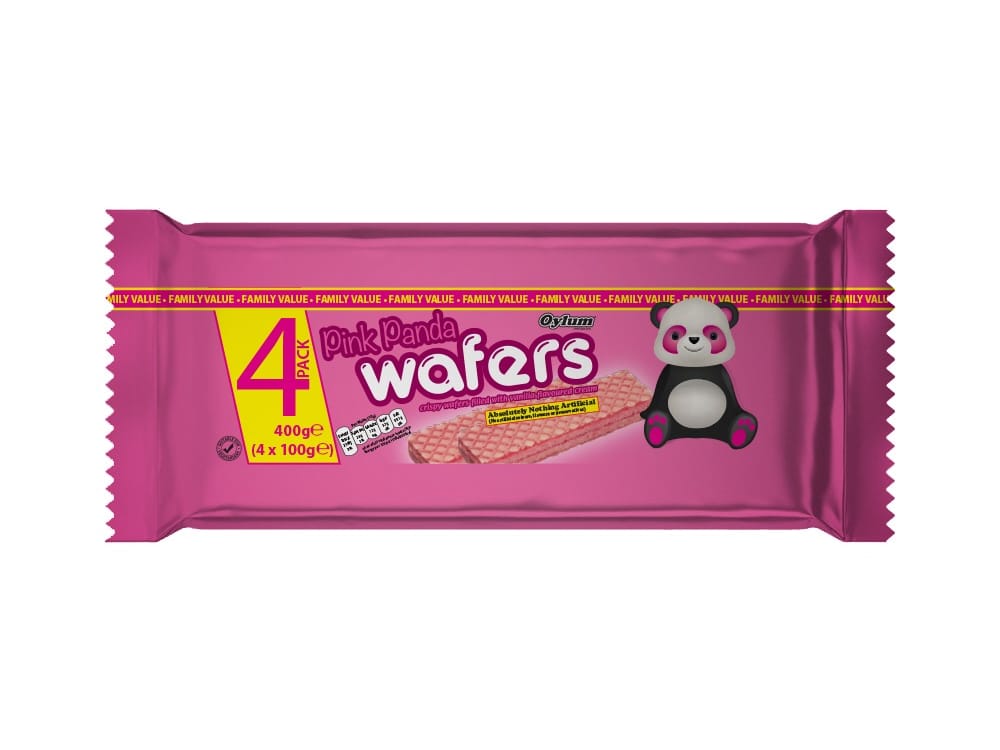 Pink Panda Wafer