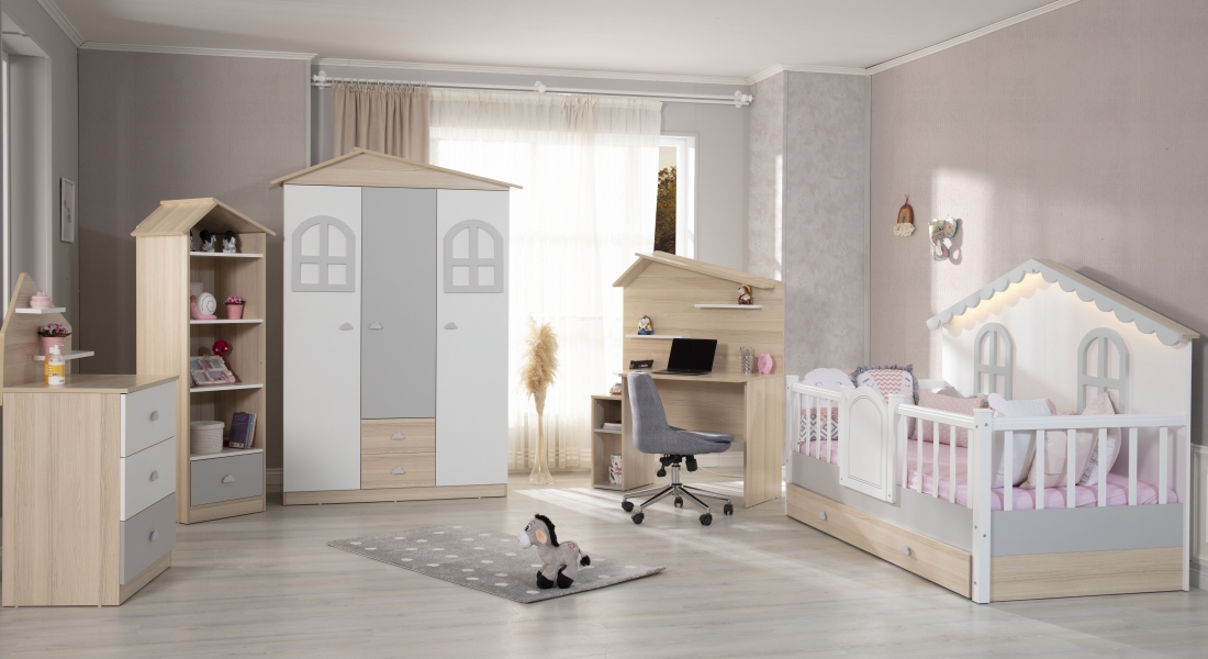 Ensemble de meubles pour enfants - Dolce Grey