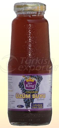 red grape juice with seeds