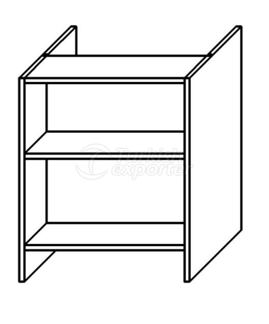 Fan Kitchen Cabinet H:72