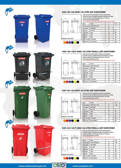 120 LITER WHELED BIN