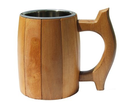 Wooden Beer Mug