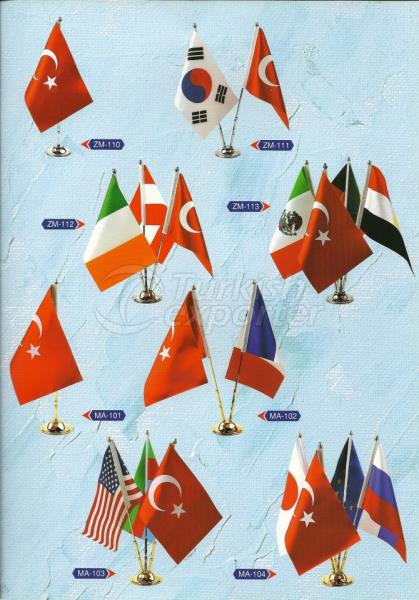Drapeaux de table