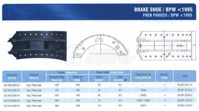 Brake Shoe / BPW 1995