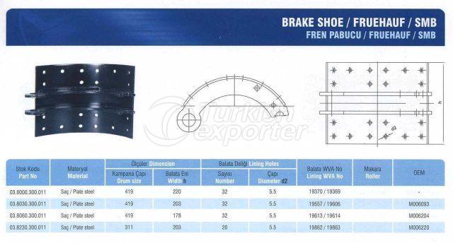 Fren Pabucu Fruehauf / Smb