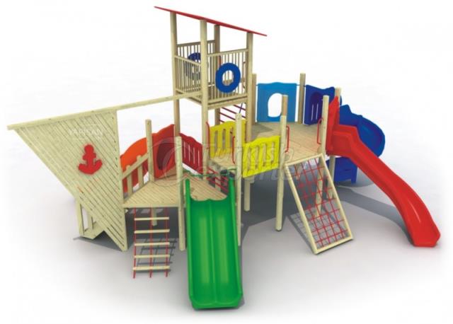 Wooden Kids Playgrounds 233033